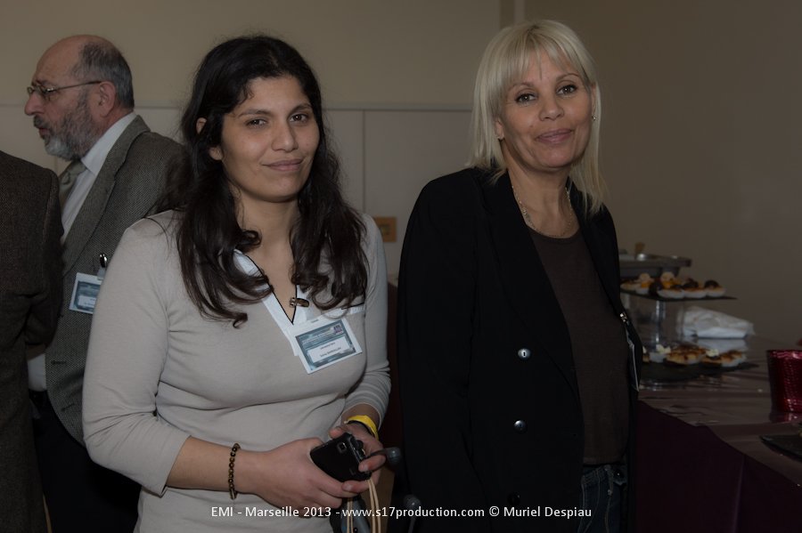 Sonia Barkallah avec sa mère lors des Deuxièmes Rencontres, Marseille 2013
