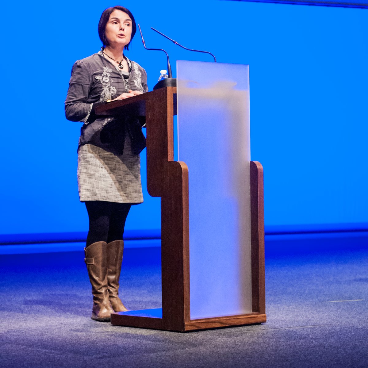 Penny Sartori au pupitre a Marseille, 2013