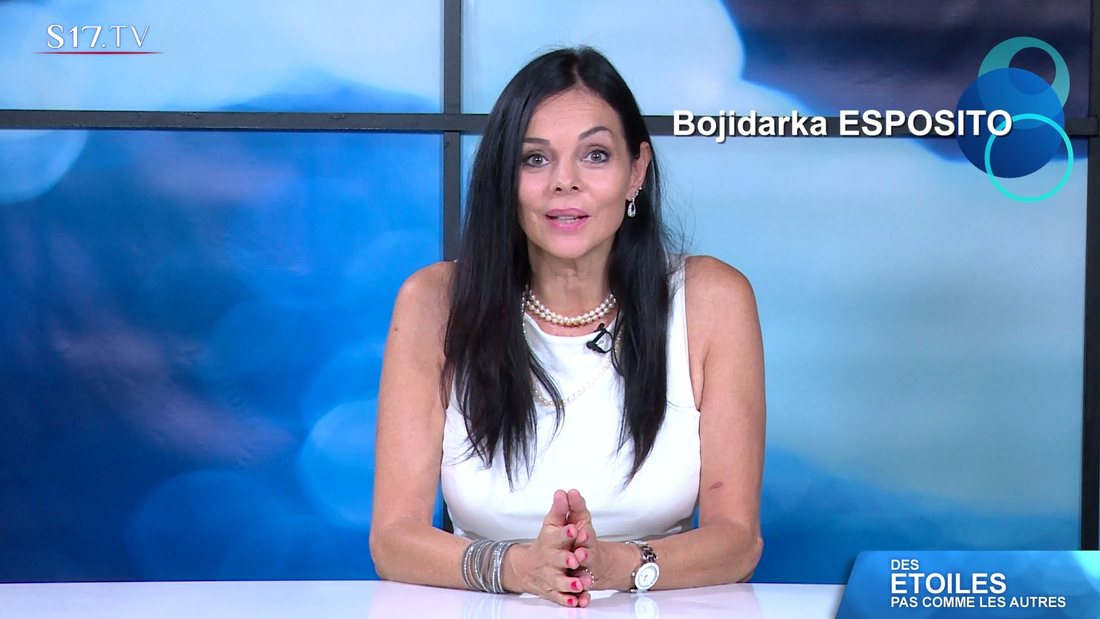 Douchka sur le plateau de l'emission Des etoiles pas comme les autres