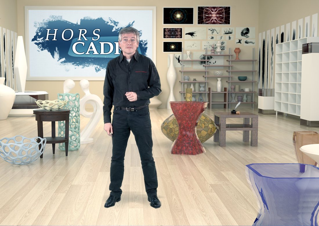 Décor virtuel de l'émission Hors Cadre