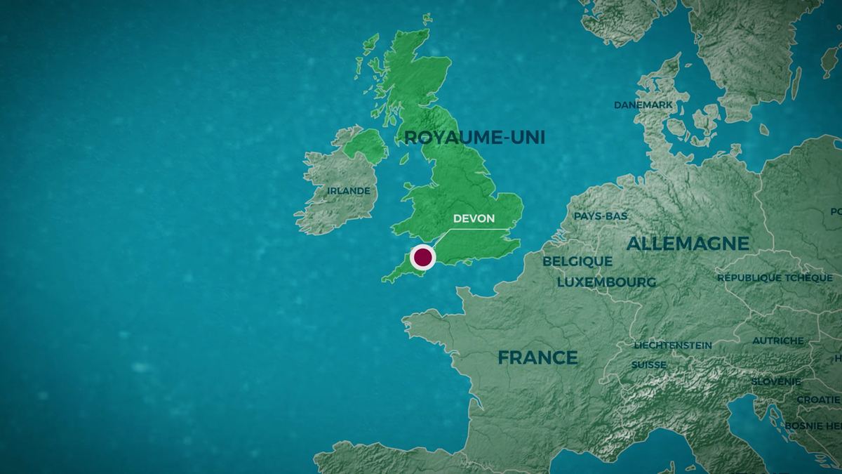 Carte du Devon