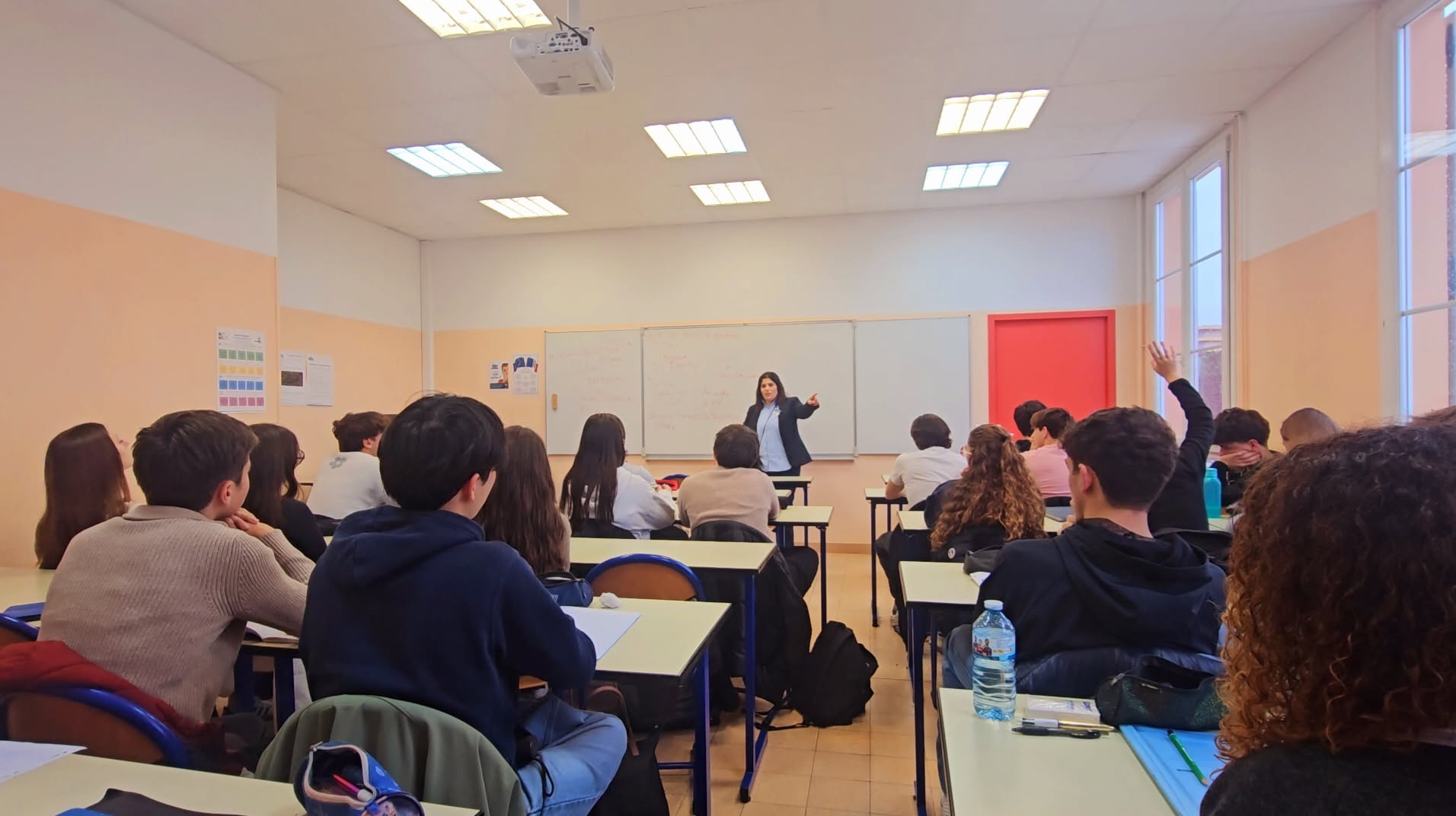 Intervention en cours de philosophie, Institution du Mont Saint Jean